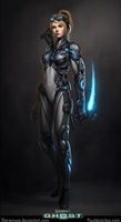Ghost character from Starcraft that never materialized as a game